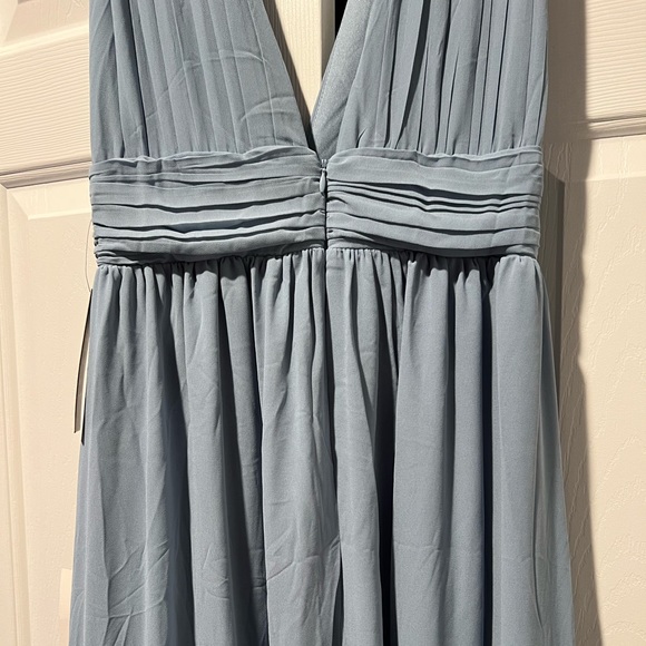 NWT LuLu’s Heavenly Hues Light Blue Maxi Dress in size Small - Picture 6 of 16